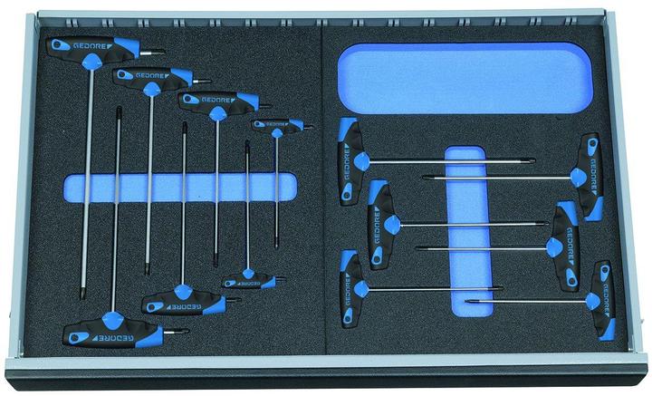 Immagine prodotto Gedore 2005 CT2-2143 Set di cacciaviti offset KTX in modulo di controllo, 7 pezzi
