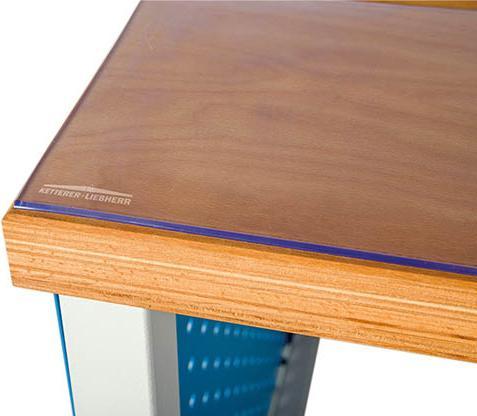 Actual product image Bedrunka & hirth Soft PVC workbench covers with rounded edges (Plastic)