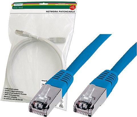 Actual product image Digitus CAT5e SF-UTP Patchk.,1m, Blue (FTP, CAT5e, 1 m)