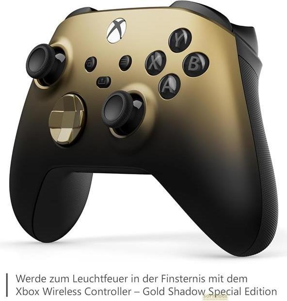 Actual product image Microsoft Gold Shadow Controller (Special Edition) (PC, Xbox Series X, Xbox One X, Xbox One S, Xbox Series S)
