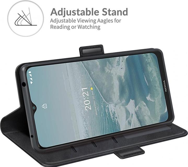 Produktbild Screenguard Nokia G20 CardLounge Lederhülle (Nokia G20)