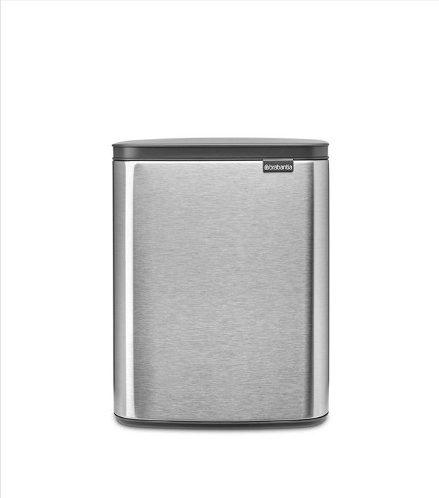 Produktbild Brabantia Bo Prullenbak - 12 l - Matt Steel Fingerprint Proof (12 l)