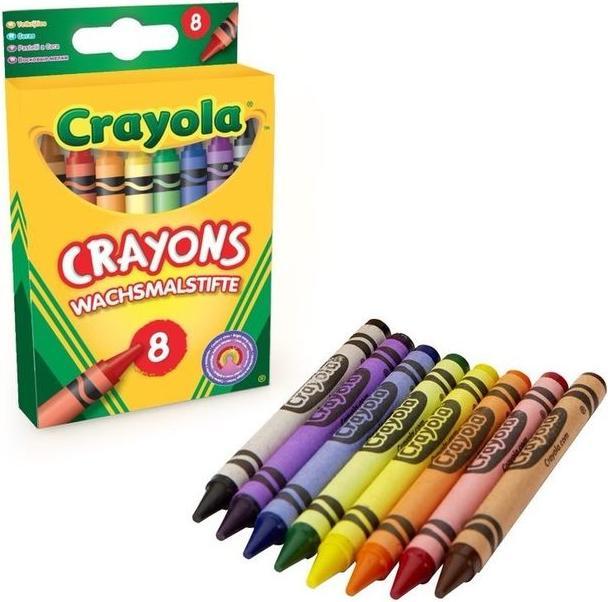 Actual product image Wax crayons 8 pcs. (8x)