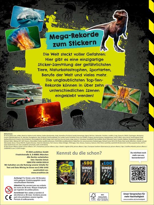 Image du produit Le cahier d'autocollants le plus dangereux du monde