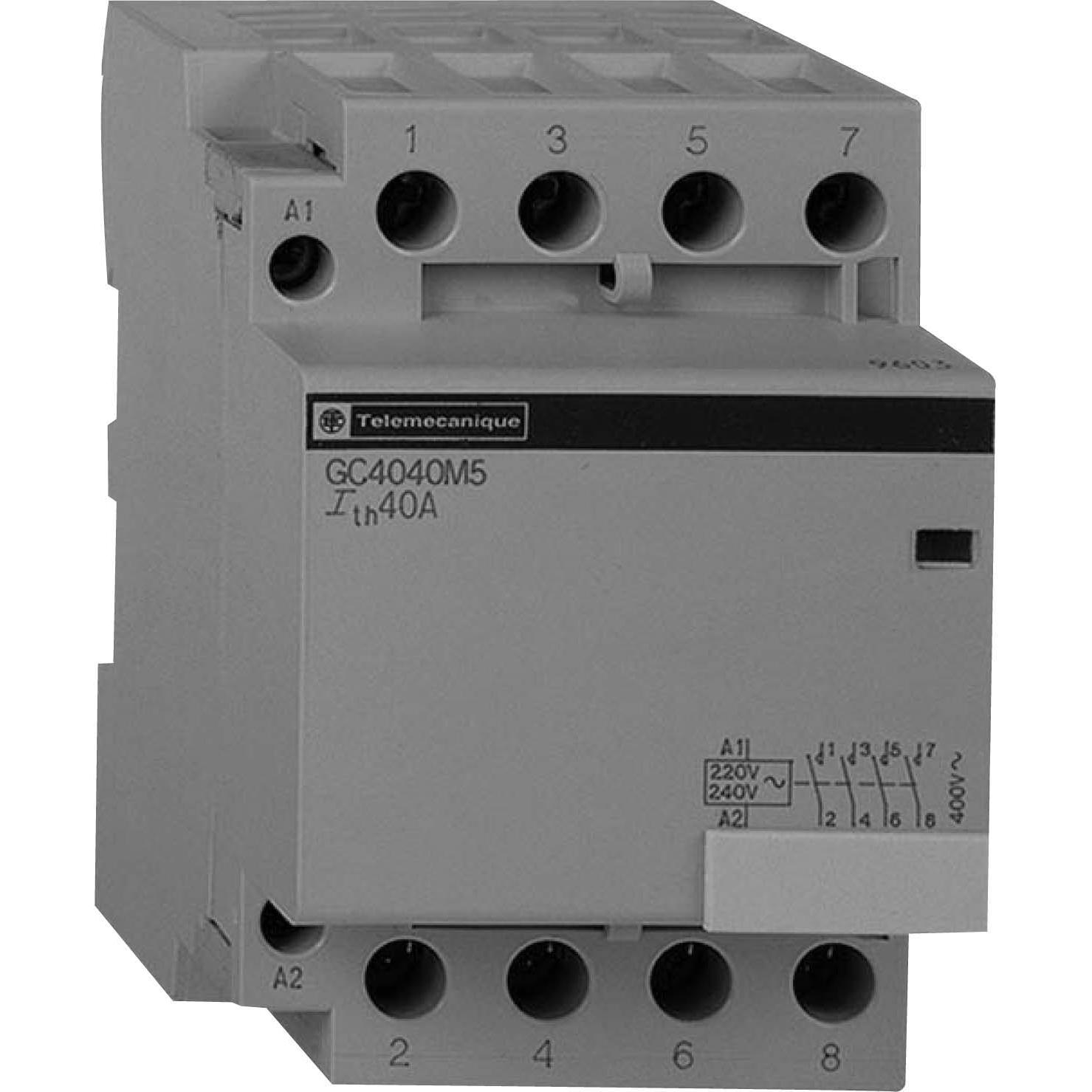 4x Schneider Electric SCHN Installationsschütz, Relais