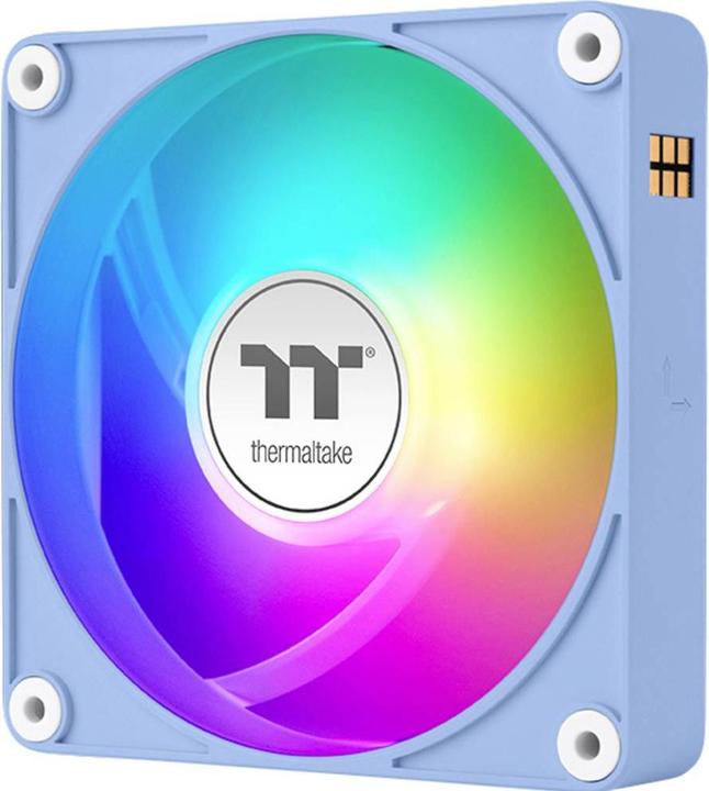 Actual product image Thermaltake TT CT140 EX ARGB Sync PC Cooling Fan 3 Pack Hydrangea Blue (140 mm, 3 x)