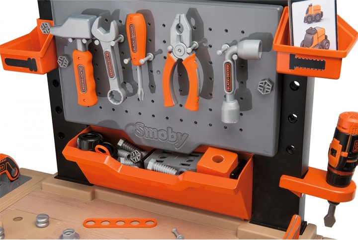 Actual product image Smoby Black + Decker Super Workbench Center