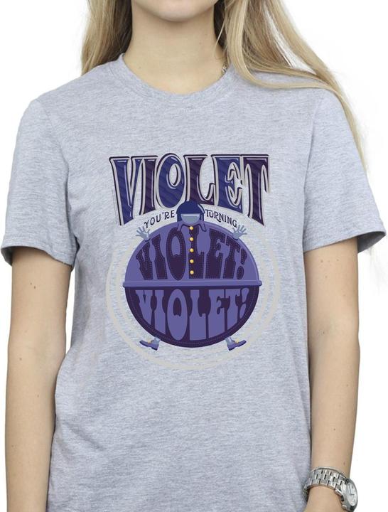 Produktbild Willy Wonka & the Chocolate Factory Violet Turning Violet TShirt (S)