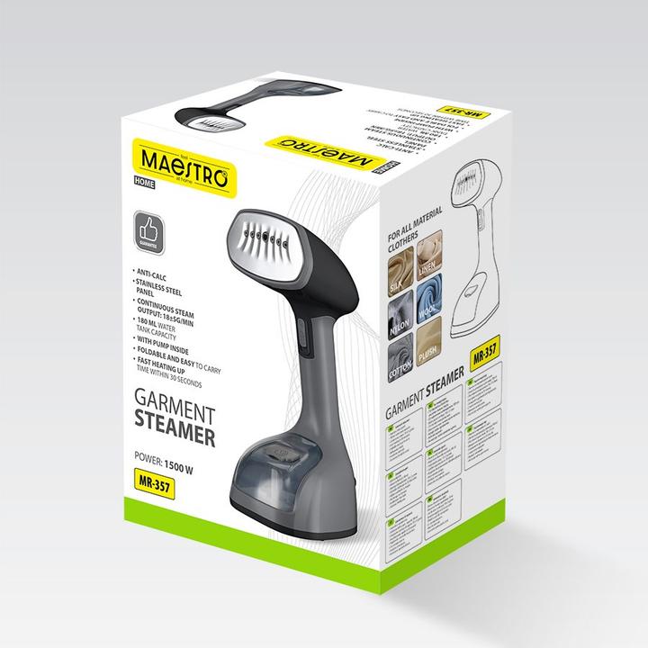 Actual product image Maestro Parownica do ubrań 1500W MR-357 (1500 W, 18 g/min)