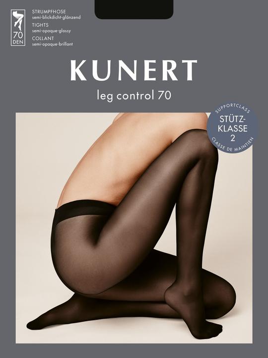 Produktbild Kunert Leg Control 70 Stützstrumpfhosen, Farbe 050 schwarz, Grösse 38-40 (70 DEN, 38 - 40)