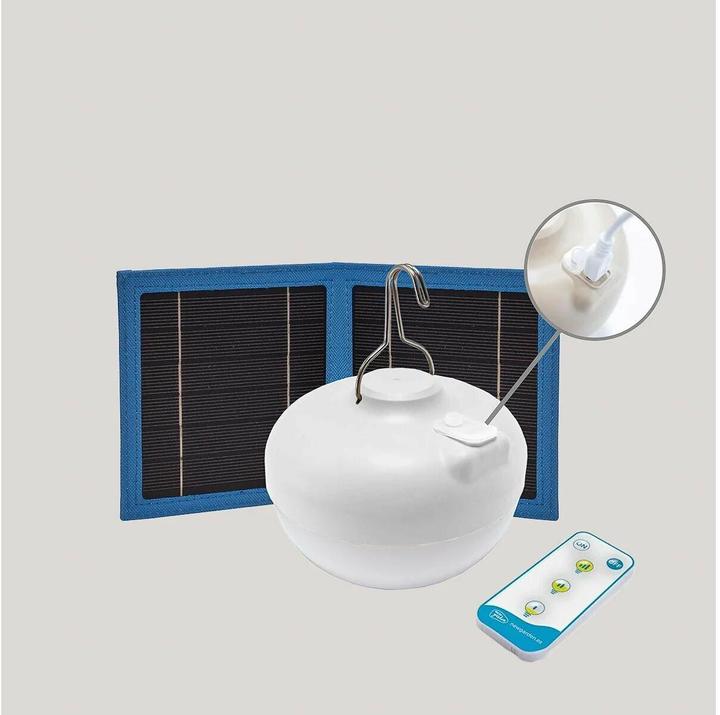 Actual product image Garden Lights New Garden CHERRY BULB BATTERY Solar&Recharge,white,warm light (900 lm, IP54)