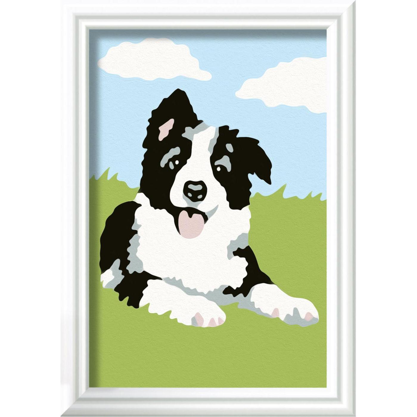 Thumbnail - Ravensburger Malen nach Zahlen - Border Collie Welpe