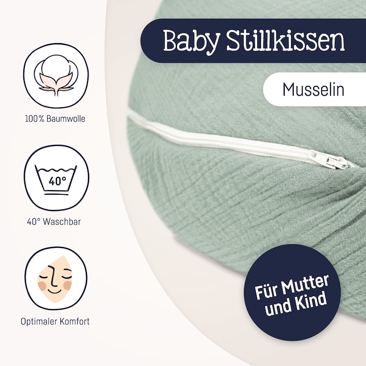 Image du produit Julius Zöllner Coussin d'allaitement (190 cm)