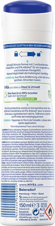Actual product image NIVEA Dry Active (Spray, 150 ml)