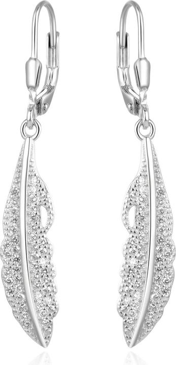 Produktbild Beneto Timeless silver feather earrings AGUC2391L (925 Silber)