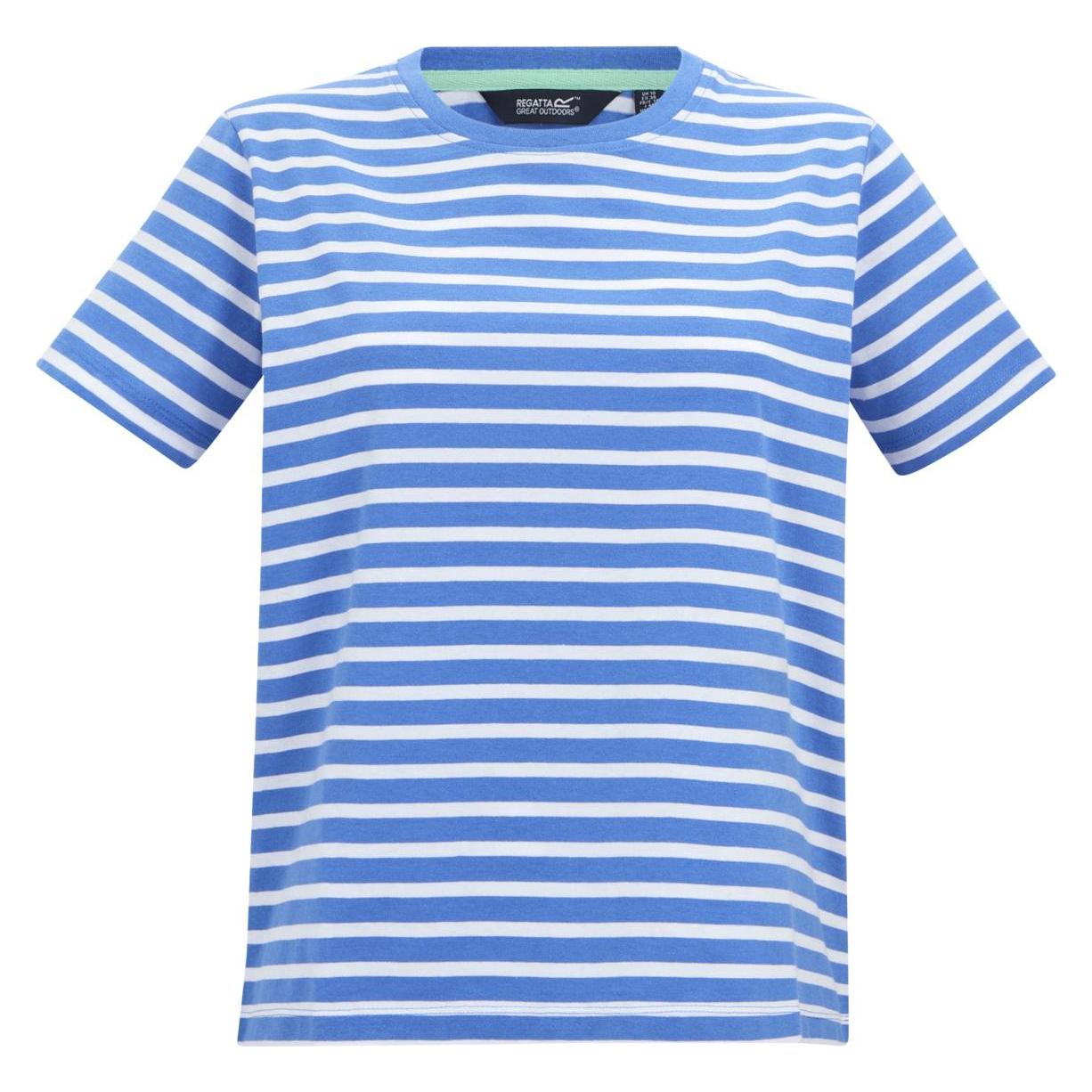 Regatta, Damen, Shirts, Bayletta, Blau, Weiss, (36)