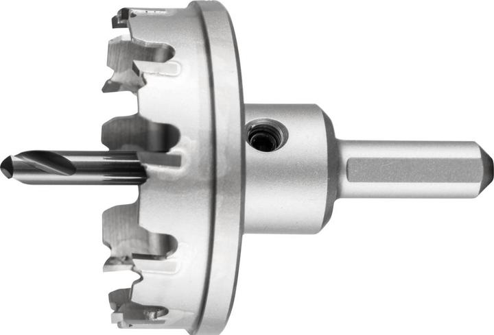 Produktbild Pferd Hartmetall Lochschneider/-Lochsäge Ø 54x8 mm Schaft-Ø 10mm Schnitttiefe 4 mm universal (54 Millimeter)