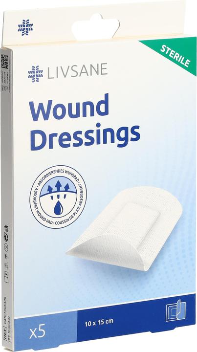 Produktbild Livsane Sterile Wound Dressings (5 x)