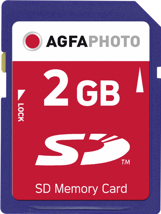 Actual product image AGFAPHOTO SD Card 2GB 133x Premium (2 GB, SD)