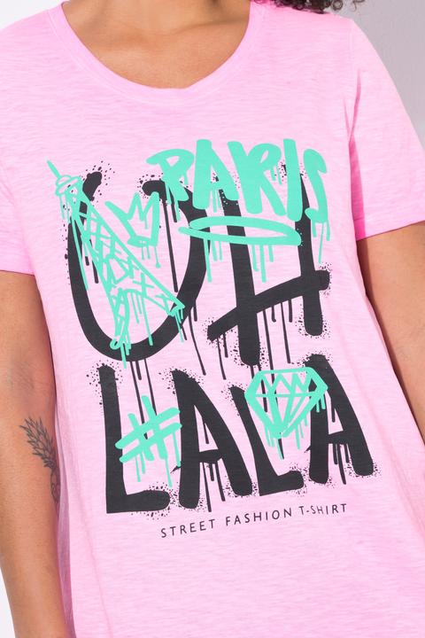 Image du produit Angel of Style T-Shirt, oversized, mit Paris Graffitti-Schriftzug (50)