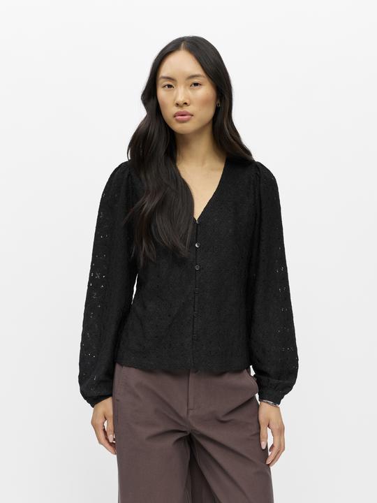 Produktbild Object V-Ausschnitt Puffärmel Bluse (M)