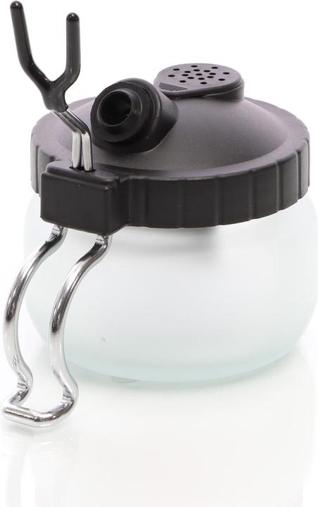 Actual product image Wiltec Airbrush Cleaning Pot Station Holder Paint Airbrush Hanger & Filter