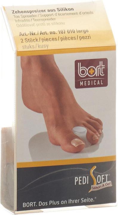 Actual product image Bort Medical Pedi Soft toe spreader silicone