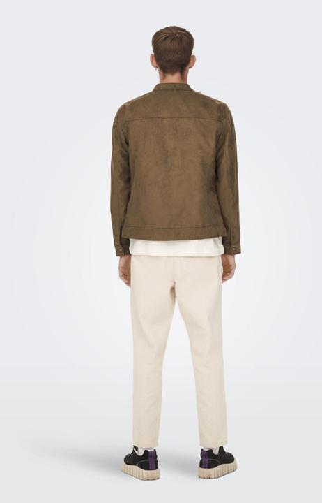 Immagine prodotto Only & Sons Giacca in finto camoscio (XXL)