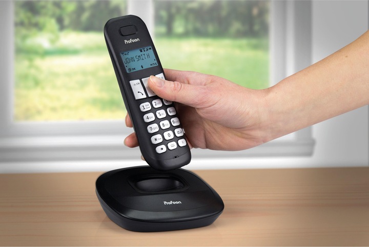 Produktbild Profoon DECT-Telefon PDX-1100 mit 1 Mobilteil, schwarz