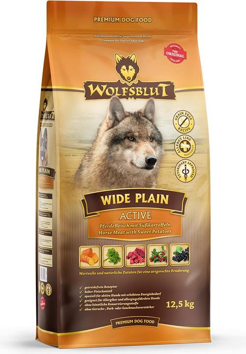 Image du produit Wolfsblut Nourriture sèche Dog Wide Plain Active Adult, 12.5 kg (Adulte, 1 pcs, 12500 g)