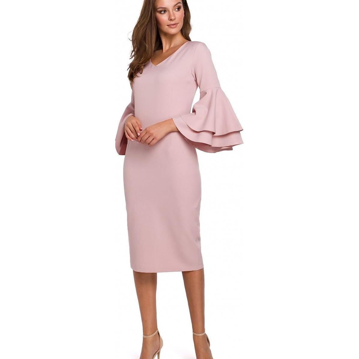 Makover, Damen, Kleider, Cocktailkleid, Rosa, (XXL)