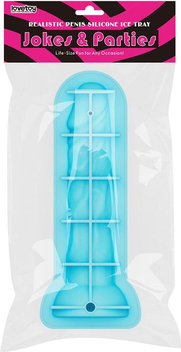 Image du produit Lovetoy Silikon-Eiswürfelform – Realistischer Penis – Blau