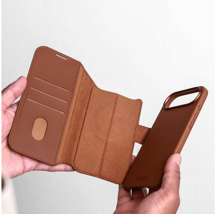 Immagine prodotto Vonmählen Back Cover Vegan Leather iPhone 17 Brown, Eigenschaften (Apple iPhone 17)