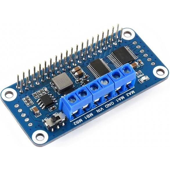 WaveShare Motor Driver uHAT (I2C) für Raspberry Pi, Scheda + Kit di sviluppo