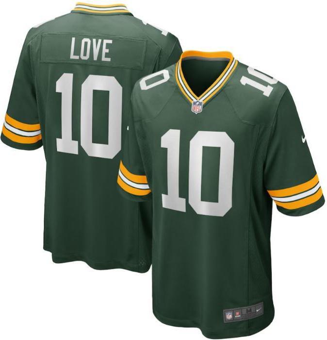 Immagine prodotto Nike Green Bay Packers Home Jersey Love 10 L (L)