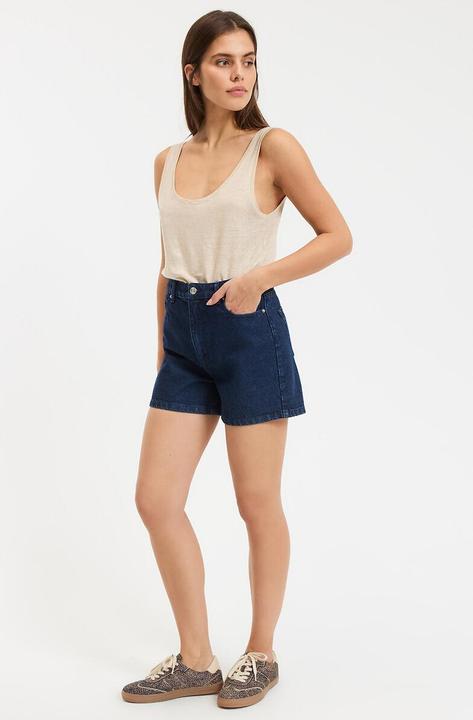 Image du produit La Redoute Collections Short en jean taille haute (46)