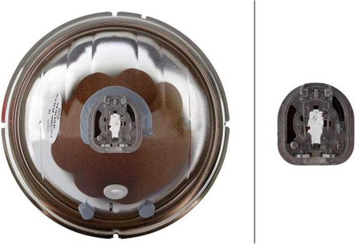 Actual product image Hella Headlight insert high beam halogen for DAF