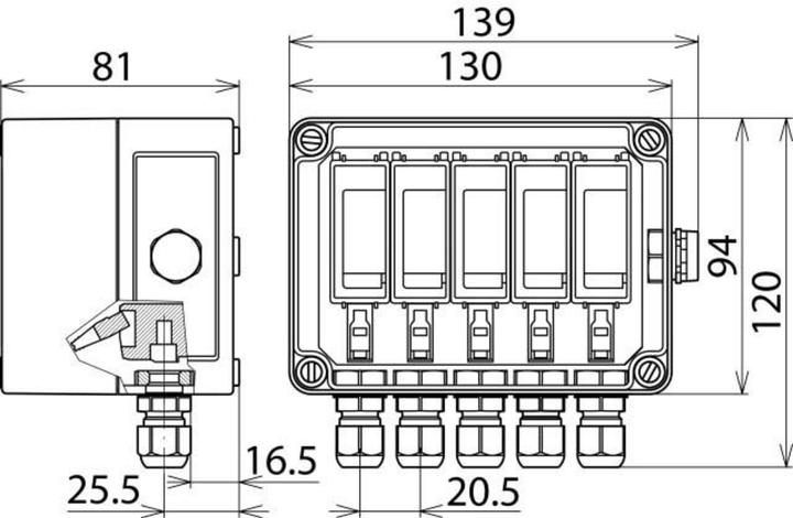Image du produit Dehn SOEHNE DCU YPV SCI 2M Parafoudre type cub