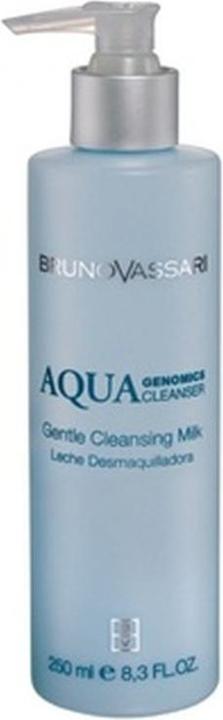 Actual product image Bruno Vassari Aqua Genomics Glycerin Cleansing Milk For Face 250 Ml (Cleansing lotion, 250 ml)