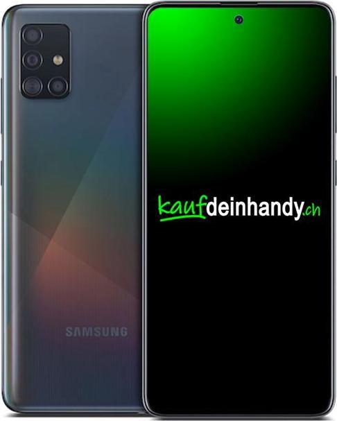 Produktbild Kaufdeinhandy.ch Galaxy A51 (128 GB, Schwarz, B / Sehr gut)