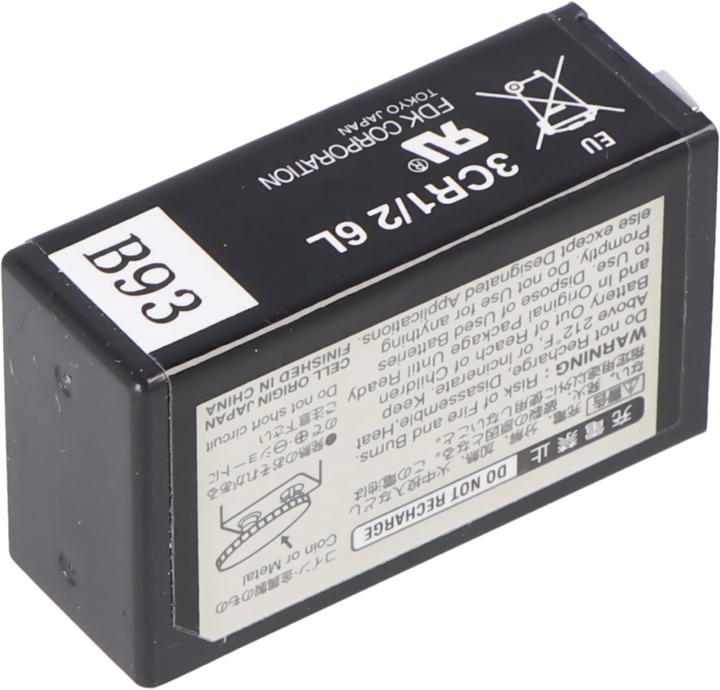 Produktbild FDK CR9V, 3CR1/2 6L (1 Stk., 9V Block, 1000 mAh)