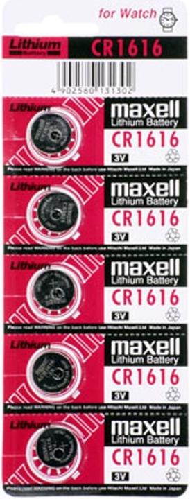 Actual product image AccuCell CR1616 Lithium Batterie IEC CR1616 - 5er Sparpackmit (5 pcs., CR1616, 55 mAh)