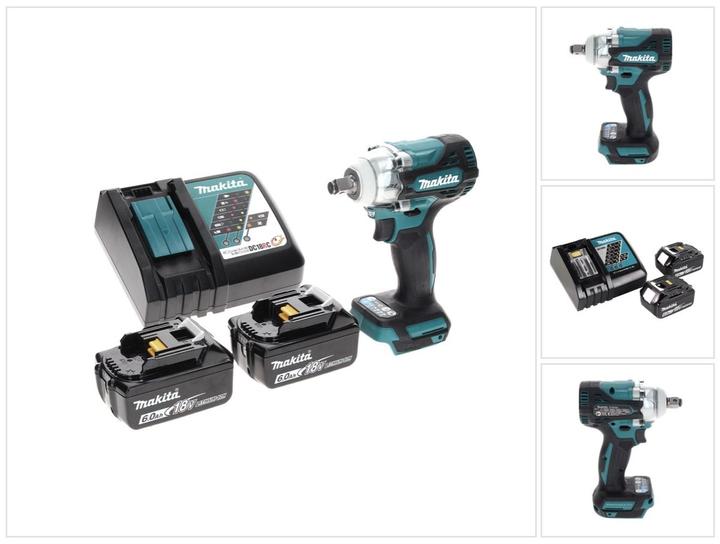 Actual product image Makita DTW 300 RG Battery impact wrench 18 V 330 Nm 1/2" Brushless + 2x battery 6.0 Ah + charger
