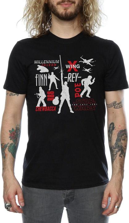 Produktbild Star Wars The Last Jedi Rebellion Silhouettes TShirt (XL)