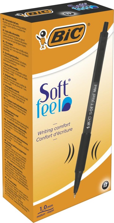 Actual product image Bic Soft Feel (Black, 12 x)