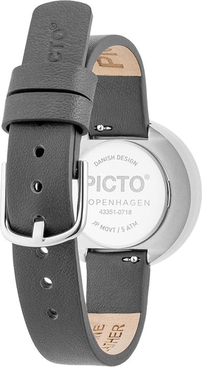 Produktbild Picto 43363-6212S Damenuhr Thunder Grey 30mm 5ATM