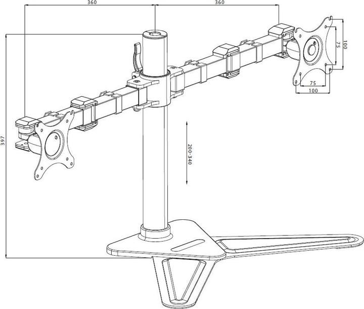 Produktbild iiyama DS1002D-B1 (Tisch, 30")