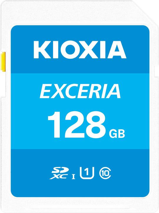 Actual product image Kioxia Exceria (128 GB, SDXC, U1, UHS-I)