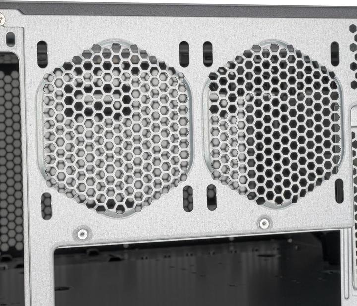 Actual product image Silverstone SST-RM4A - 4U Rackmount Server Chassis with enhanced 360mm radiators compatiblity and su