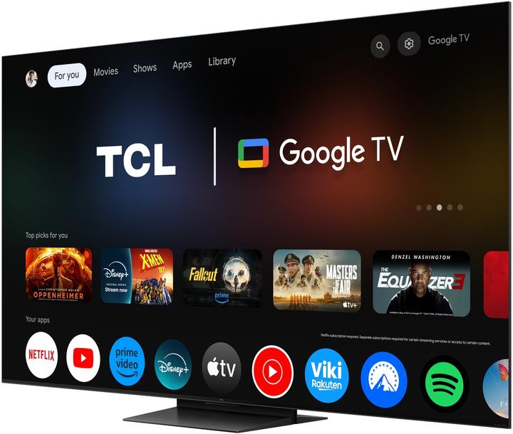 Actual product image TCL 75C7K (75", Mini-LED, 4K, 2025)